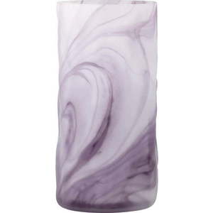 Fialová skleněná ručně vyrobená váza (výška 24, 5 cm) Moore – Bloomingville obraz