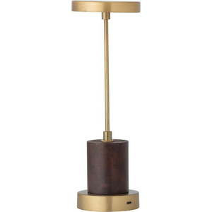 LED stmívatelná stolní lampa ve zlaté barvě s kovovým stínidlem (výška 30 cm) Chico – Bloomingville obraz