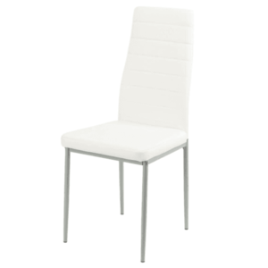 Jídelní židle FADILA bílá/šedá obraz