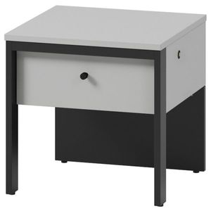 Noční stolek GRIS GS-05 šedá/černá obraz