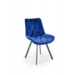 Otočná jídelní židle K519 Modrá, Otočná jídelní židle K519 Modrá obraz