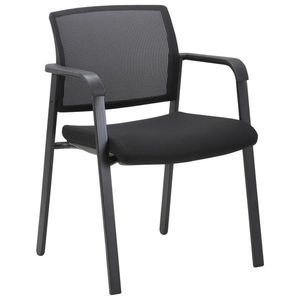 Jídelní Židle s područkami Černá obraz