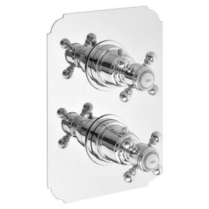 SAPHO SASSARI podomítková sprchová termostatická baterie, 2 výstupy, chrom SR392 obraz