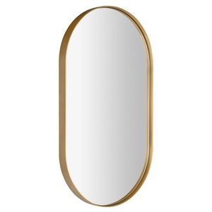 SAPHO PUNO oválné zrcadlo v rámu 40x70cm, zlato mat ORT470 obraz