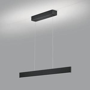 Knapstein Závěsné svítidlo Fara LED, nahoru/dolů, délka 92 cm černá obraz