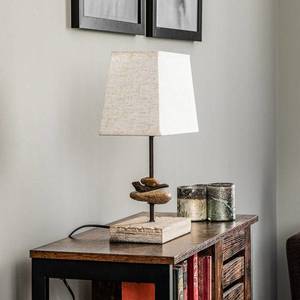ONLI Stolní lampa Seregon s látkovým stínidlem, výška 39 cm obraz