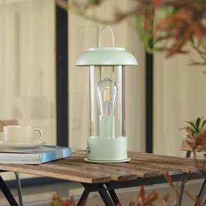Lindby Nabíjecí stolní lampa Lindby Yvette, zelená, IP44, dotykový stmívač obraz