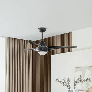 Starluna Stropní ventilátor Starluna LED Zoika, černý, tichý, 115 cm obraz