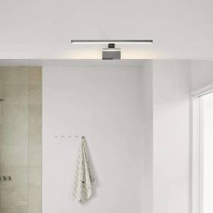Nordlux Nástěnné svítidlo LED do koupelny Marlee, kov, chromový povrch, 50 cm, 3 obraz