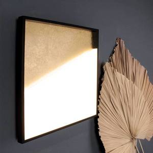 Eco-Light Nástěnné svítidlo LED Vista, zlatá/černá, 30 x 30 cm obraz
