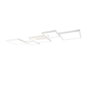 Stropní svítidlo bílé včetně LED 3 stupňové stmívatelné 5 světel - Lejo obraz