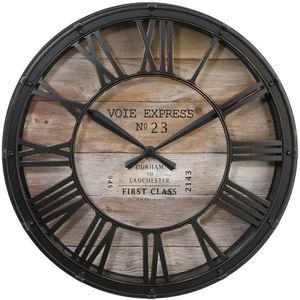 DekorStyle Nástěnné hodiny Voie Express 39 cm obraz