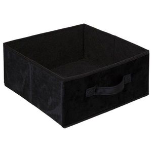 DekorStyle Textilní box 31 cm černý obraz