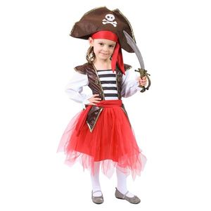 Rappa Dětský kostým Pirátka, vel. S obraz