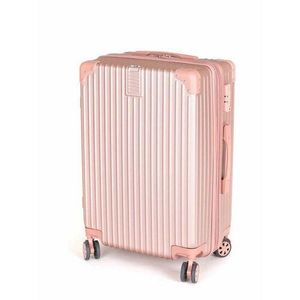 Pretty UP Cestovní kufr na kolečkách ABS25, M, zlatorůžová obraz