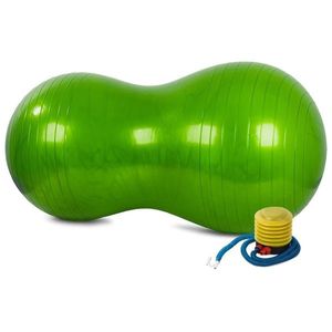 Gymnastický míč Peanut s pumpičkou, zelený obraz