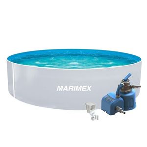 Marimex Bazén Orlando 3, 66x0, 91 m s pískovou filtrací a příslušenstvím - motiv bílý - 19900125 obraz