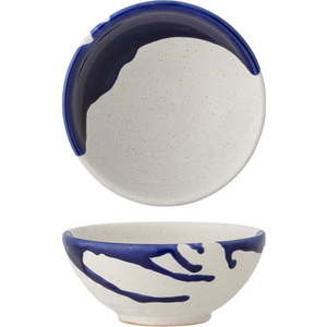Bílo-modrá miska z kameniny 400 ml Okayama – Bloomingville obraz