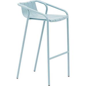 Modré kovové zahradní barové židle v sadě 2 ks Fleole – Ezeis obraz