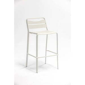 Bílé kovové zahradní barové židle v sadě 2 ks Spring – Ezeis obraz