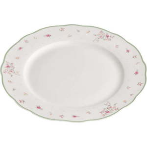Bílý porcelánový servírovací talíř ø 34 cm Nonna Rosa – Brandani obraz