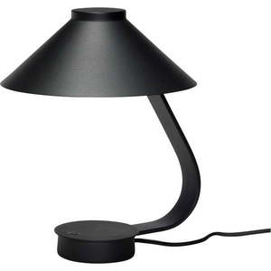 Černá LED stmívatelná stolní lampa (výška 31 cm) Muri – Hübsch obraz