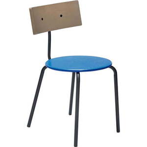 Jídelní židle v modré a přírodní barvě v sadě 4 ks Koi – Hübsch obraz