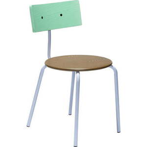 Jídelní židle v zelené a přírodní barvě v sadě 4 ks Koi – Hübsch obraz