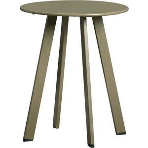 Zelený železný zahradní konferenční stolek WOOOD Fer, ø 40 cm obraz