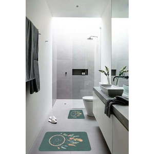 Zelené koupelnové předložky v sadě 2 ks 60x100 cm – Mila Home obraz