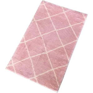 Růžová koupelnová předložka 50x80 cm Diamond – Mila Home obraz