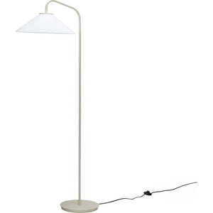 Krémová stojací lampa se skleněným stínidlem (výška 158 cm) Solid – Hübsch obraz