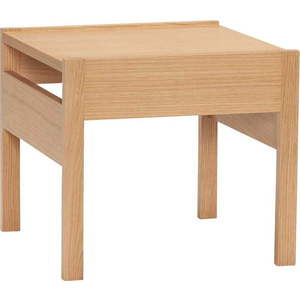 Odkládací stolek s deskou v dubovém dekoru 50x50 cm Forma – Hübsch obraz