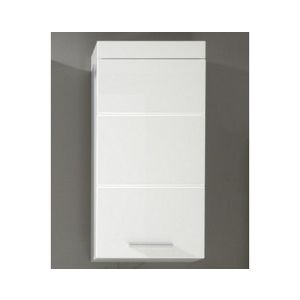 Koupelnová závěsná skříňka Amanda 501, lesklá bílá obraz