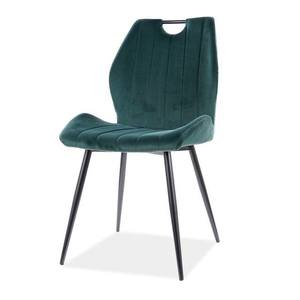 Jídelní židle ORCU zelená/černá obraz
