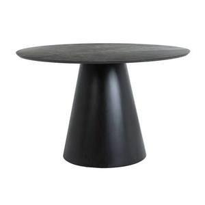 Jídelní stůl ONGIL černý mramor/černá obraz