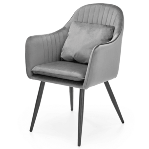 Jídelní židle SCK-464 šedá/černá obraz
