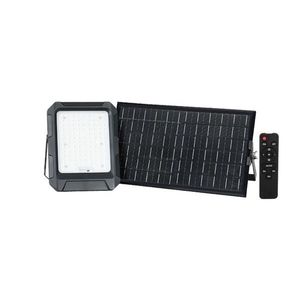LED Solární reflektor LED/15W/3, 7V IP65 4000K černá + DO obraz