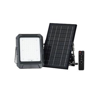 LED Solární reflektor LED/10W/3, 7V IP65 4000K černá + DO obraz
