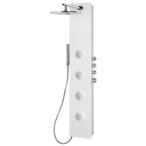 POLYSAN SPIRIT ROUND termostatický sprchový panel nástěnný, 250x1550, bílá 71151 obraz