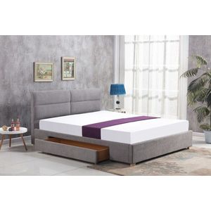 HALMAR Čalouněná postel Dona 160x200 cm dvoulůžko - šedá obraz