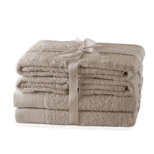 Set ručníků AmeliaHome Amary béžové, velikost 2*70x140+4*50x100 obraz