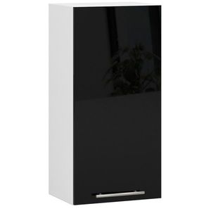 Ak furniture Závěsná kuchyňská skříňka Olivie W 40 cm bílo-černá obraz