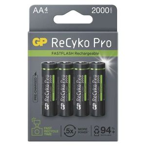 EMOS Nabíjecí baterie GP ReCykoPro Photo Flash AA (HR6), 4ks B2420 obraz
