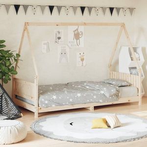 Dětská postel 90 x 190 cm masivní borové dřevo obraz