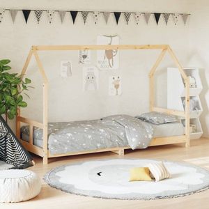 Dětská postel 80 x 200 cm masivní borové dřevo obraz
