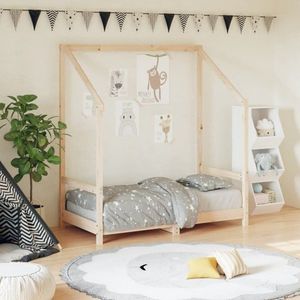 Dětská postel 70 x 140 cm masivní borové dřevo obraz