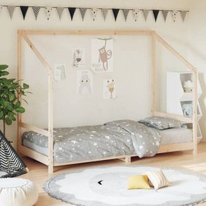 Dětská postel 90 x 190 cm masivní borové dřevo obraz