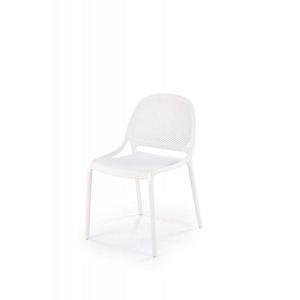 Stohovatelná jídelní židle K532 Bílá obraz