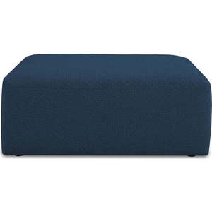 Tmavě modrý modul pohovky z textilie bouclé Roxy – Scandic obraz
